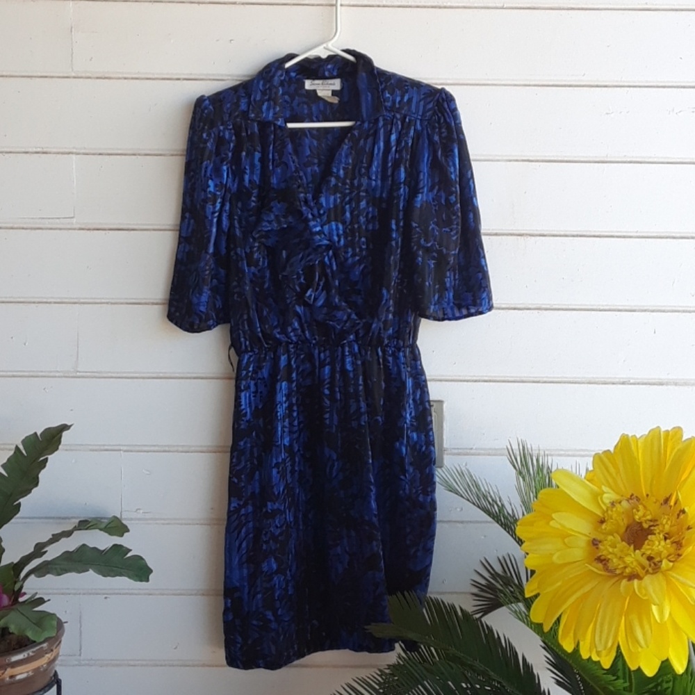 Royal Blue ankle length dress