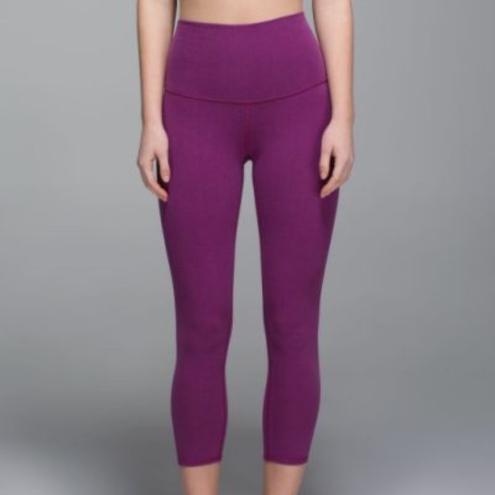 Lululemon cotton roll down wunder under crop 2