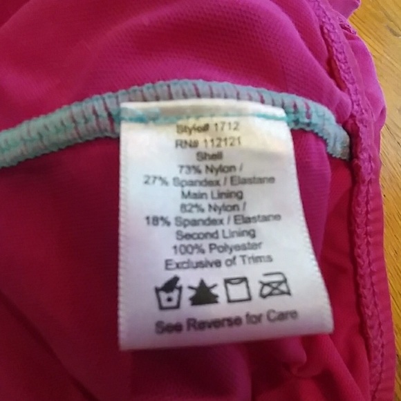 Assets by Spanx LNC Pink Swimsuit, 8/Sm - Picture 4 of 8