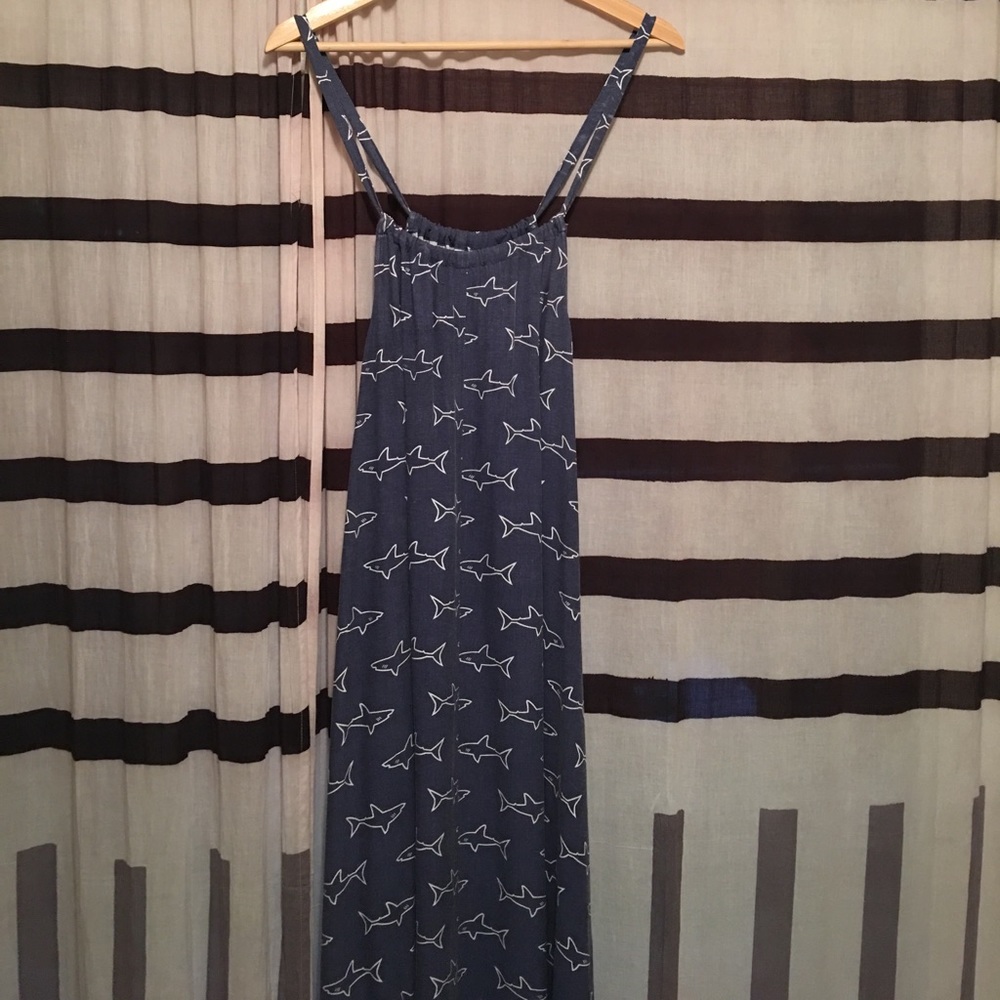 The White Pepper shark print maxi dress. Size M