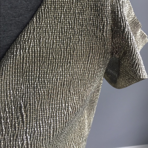 Calvin Klein Cold Shoulder V Neck Dress - Picture 3 of 6