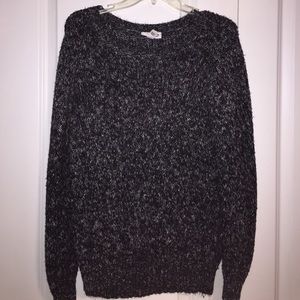 Black and white sweater