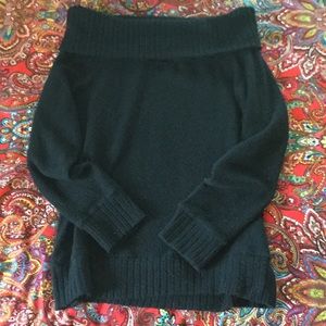 Off the shoulder oversized sweater