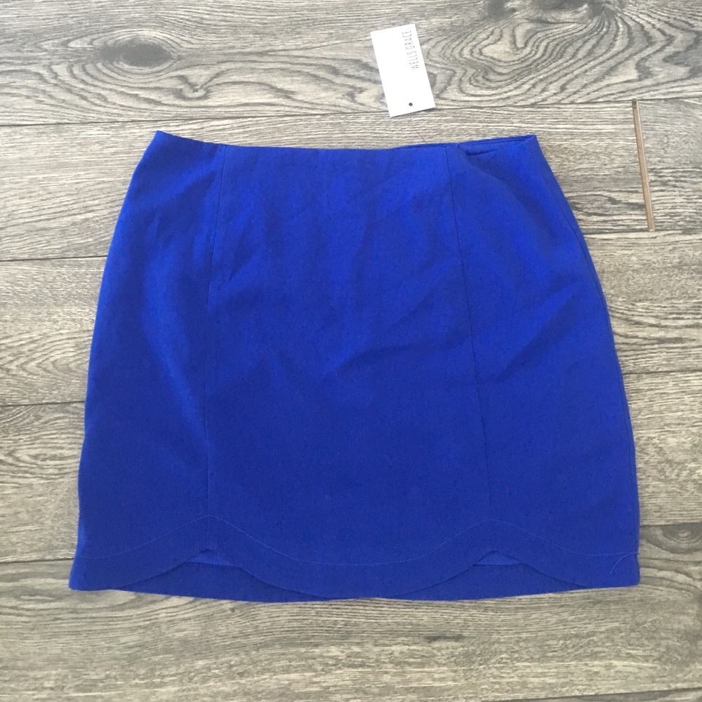 Wells grace scalloped skirt