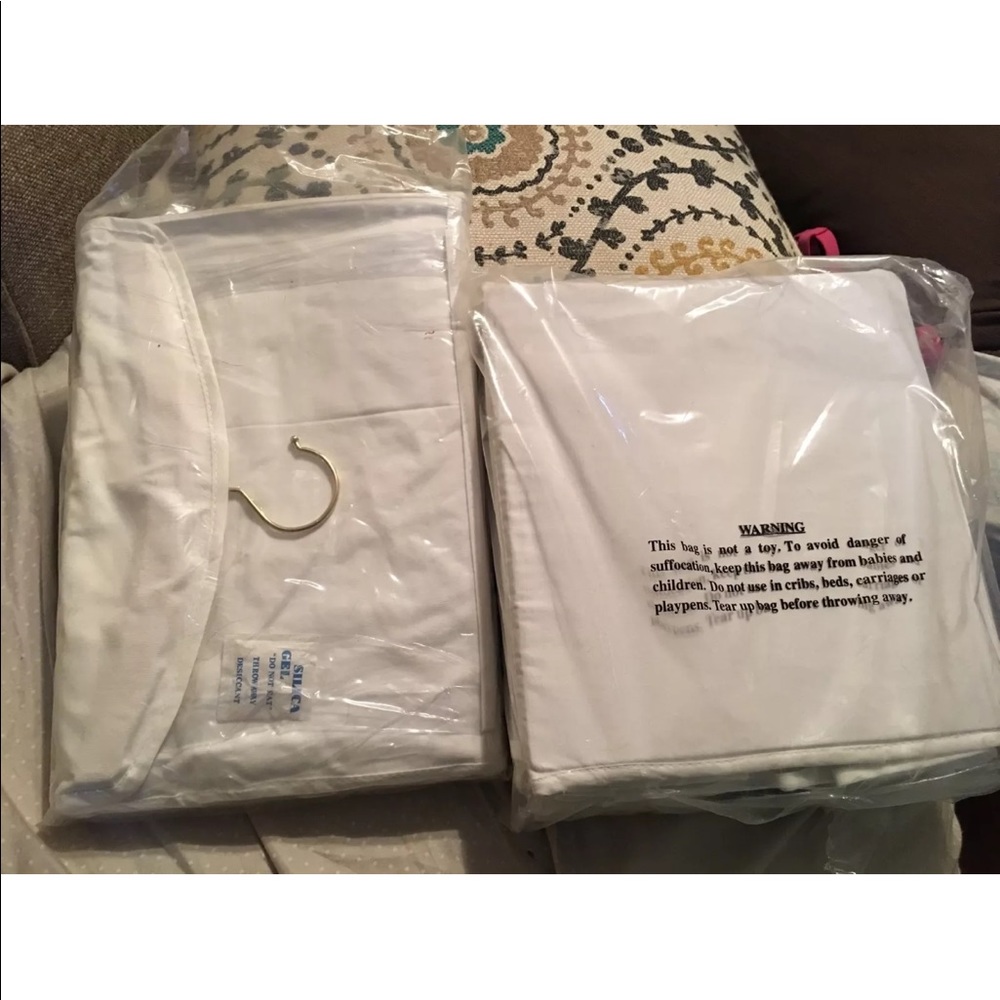 H0924 2 Spinning Garment Organizer Qvc Ivory
