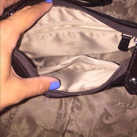 Coach dark brown crossbody - Picture 4 of 6