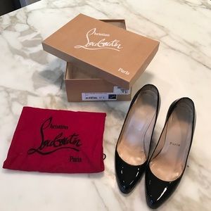 Christian Louboutin Decollette 868 patent leather