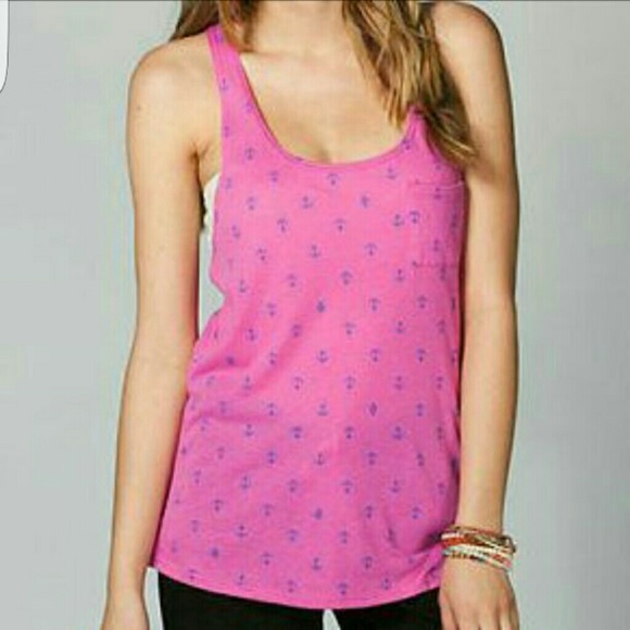 Volcom Tops - NWT Volcom anchor racerback tank top tee shirt