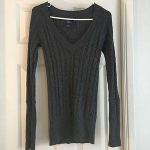 American Eagle v-neck knit sweater