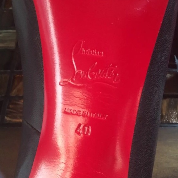 ⭐️ Host Pick ⭐️ Christian Louboutin Very Prive Peep Toe Pump 40 - Picture 7 of 8