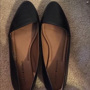 Lucky Brand Black Archh Flats. Size 8