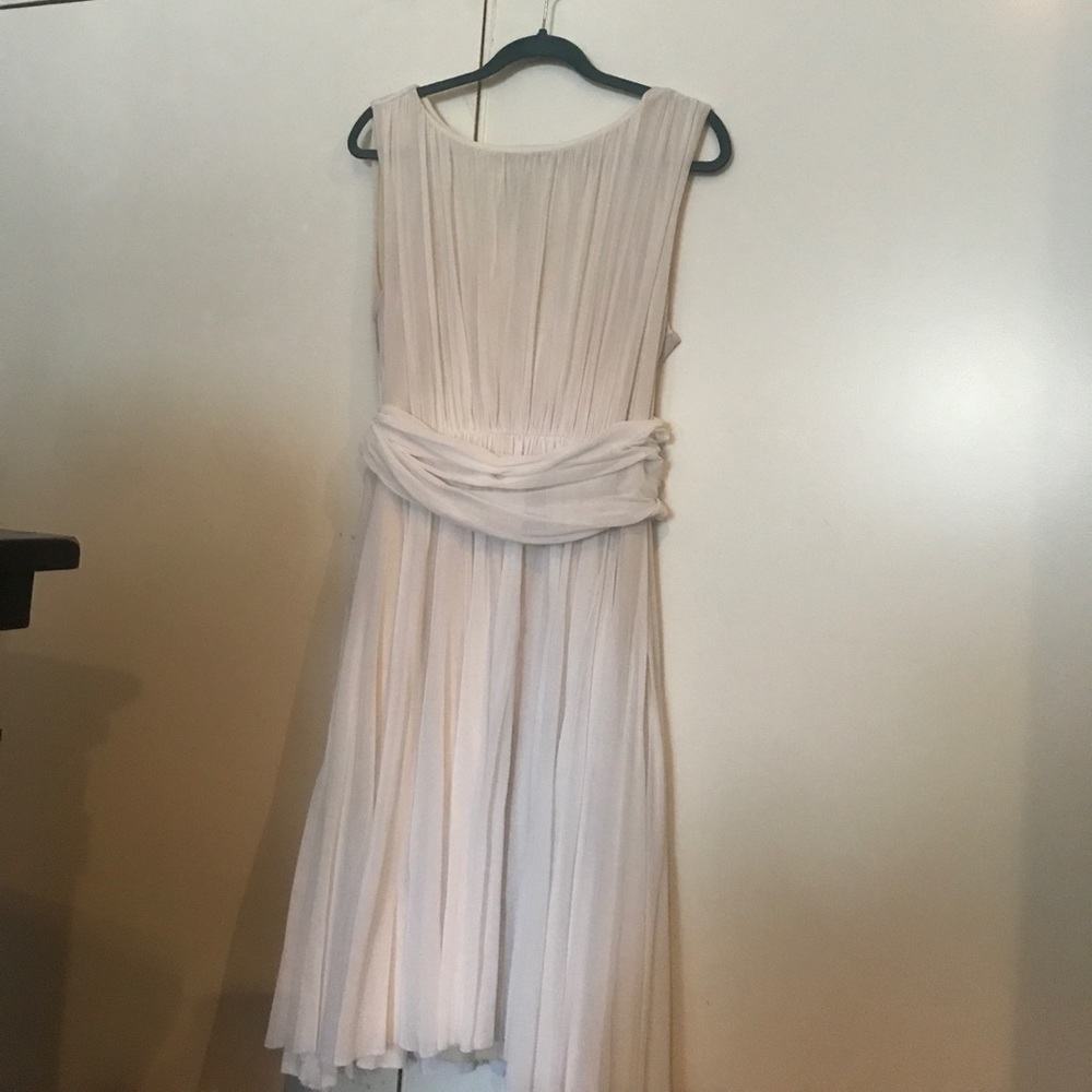 White dress great for summer or even casual bride