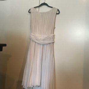 White dress great for summer or even casual bride