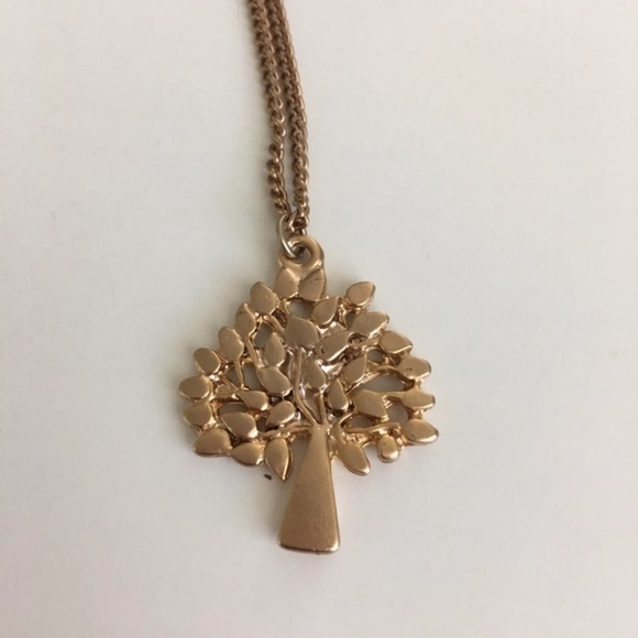 Unique Handmade Gold / Silver Tree Charm Necklac - Picture 6 of 7