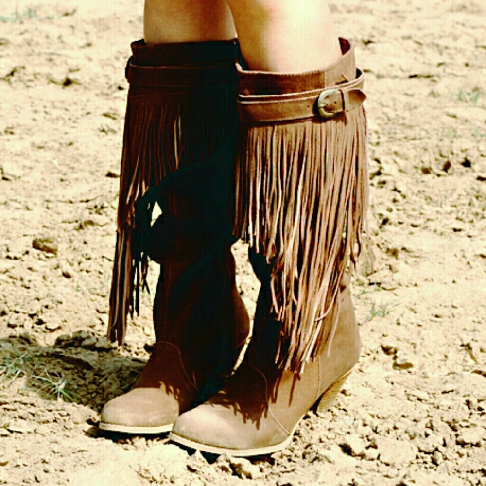 Naughty Monkey SPY Fringed Boots