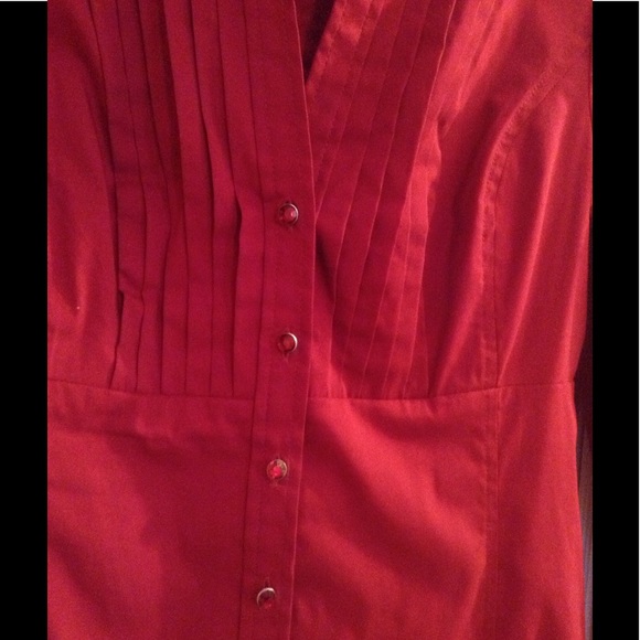 Express button down red - Picture 2 of 4