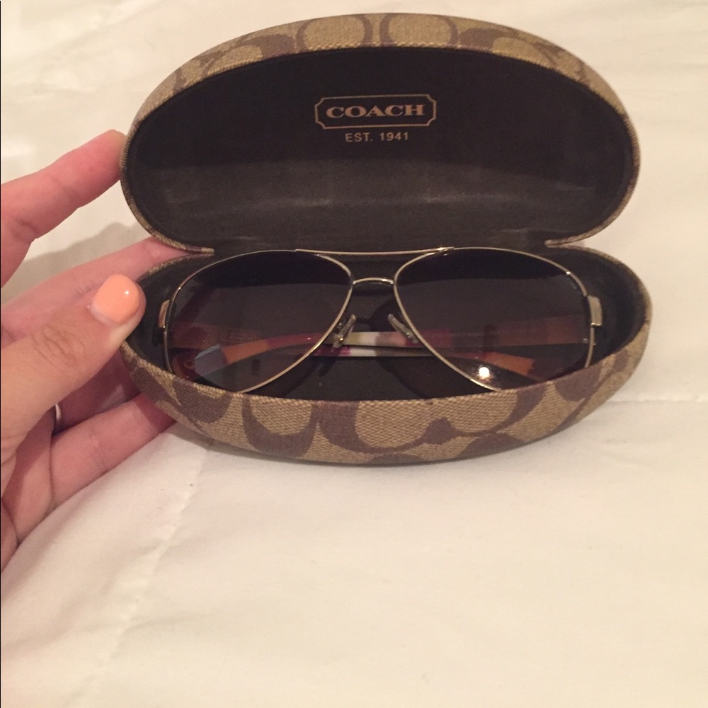 Authentic Coach Aviators
