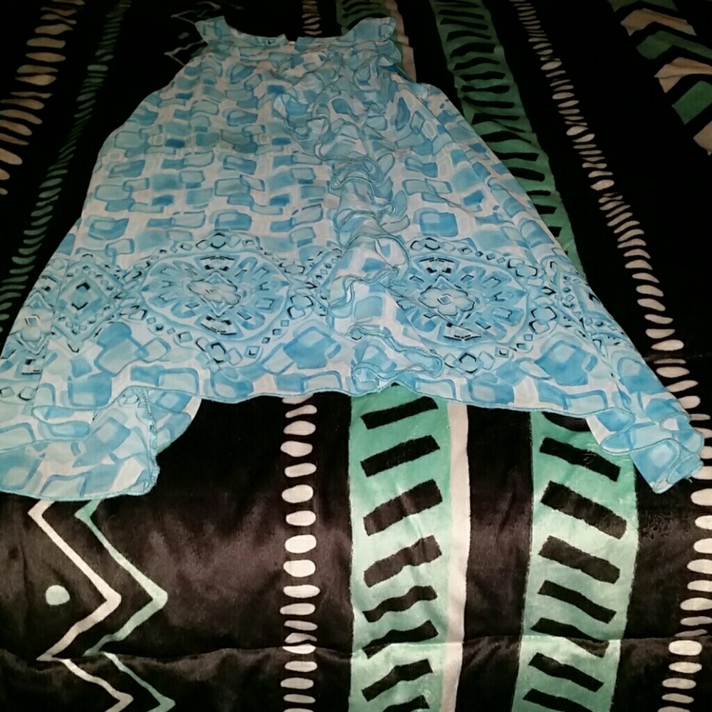 Blue dress