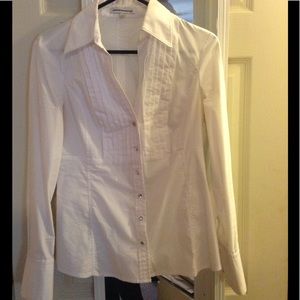 Express button down white
