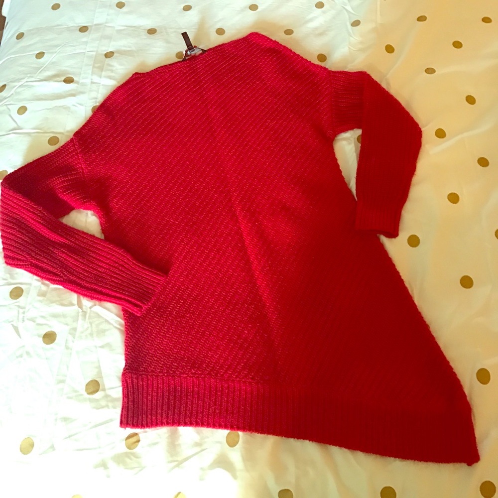 PLAIN RED SWEATER