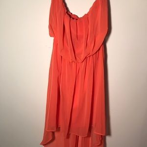 Coral High Low Dress ✨