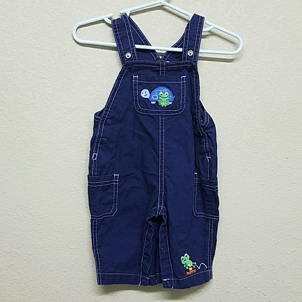 Blue overalls