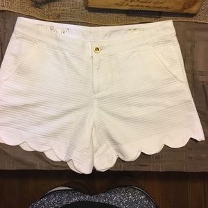 Lily Pulitzer white buttercup shorts