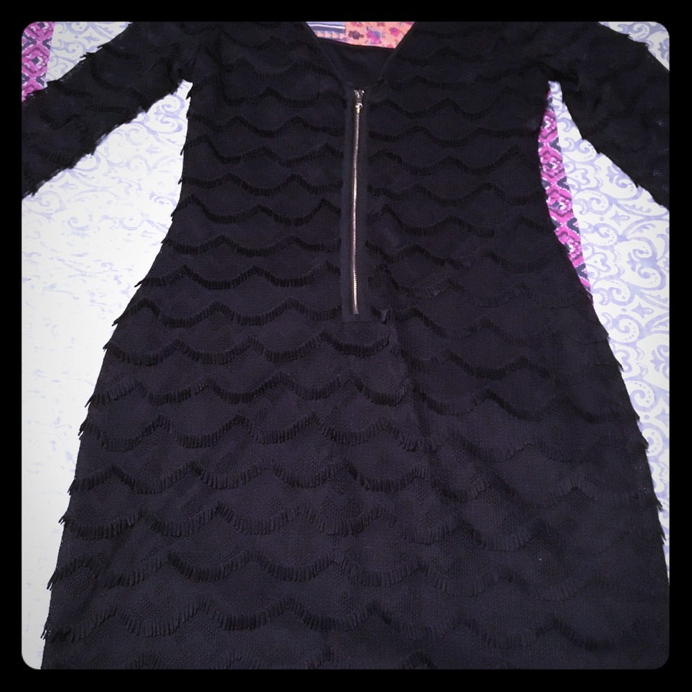 Black evening dress