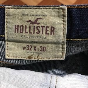 Hollister Blue Jeans Men 32x30 classic straight.
