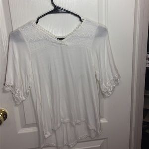 White Top with lots of Lace detailing