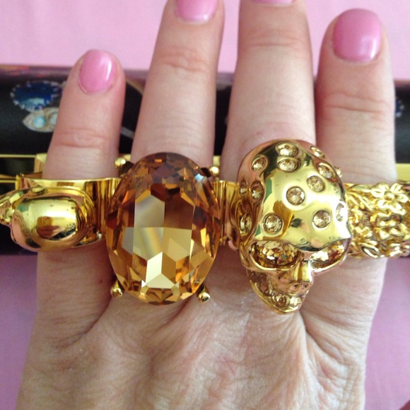 NWOT Auth. Alexander McQueen Obsession Clutch - Picture 3 of 8