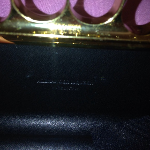 NWOT Auth. Alexander McQueen Obsession Clutch - Picture 6 of 8