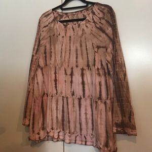 J Jill. Tye Dye Long Sleeve