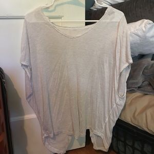 Lululemon open back tee
