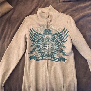 FOX Zip Up Sweatshirt