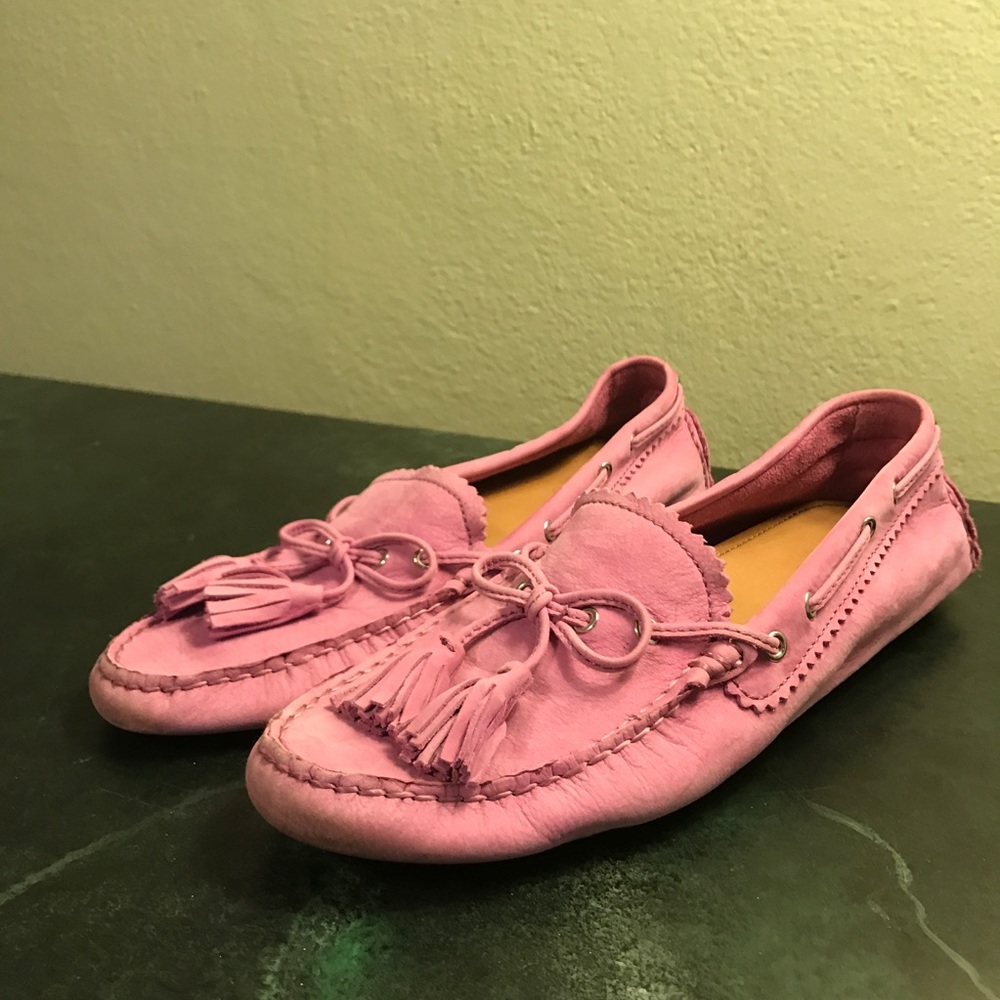 COACH NADIA LEATHER DRIVING LOAFER