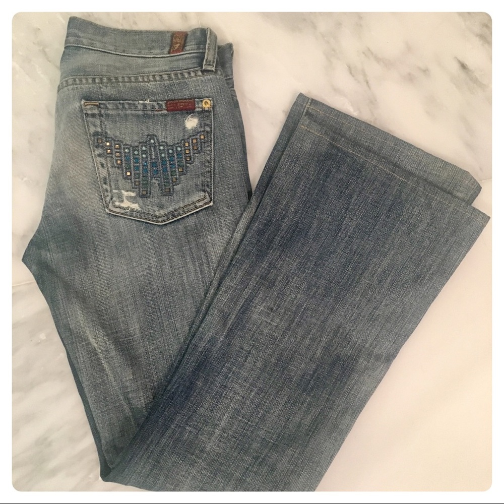 7 For All Mankind Ombré Detailing Jeans - Like 🆕