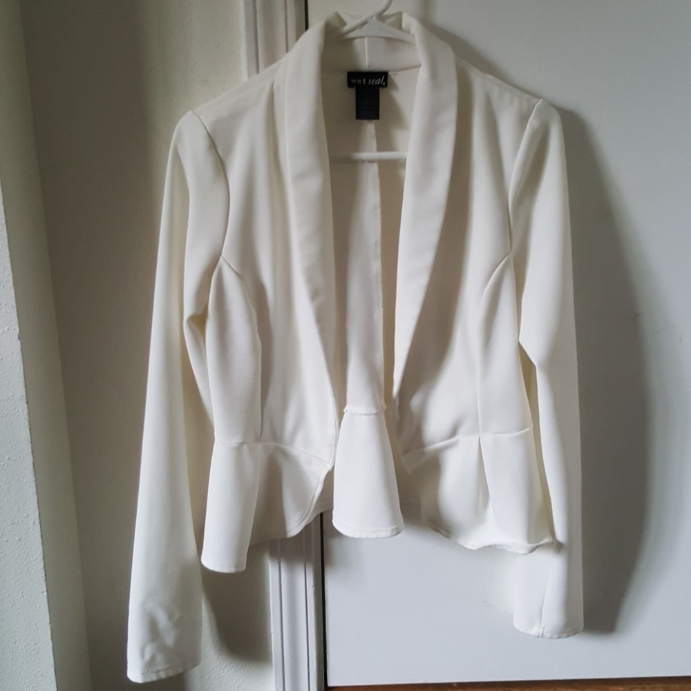 Peplum blazer