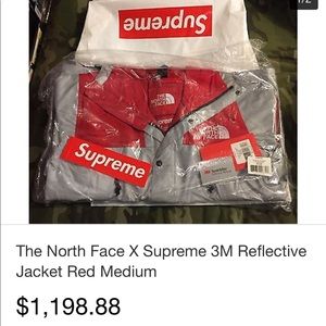 Supreme reflective jacket