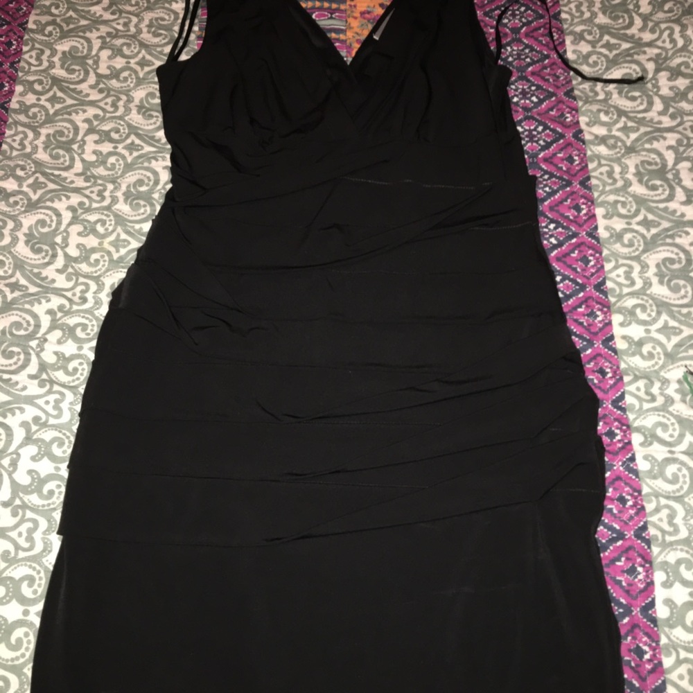 Black evening dress