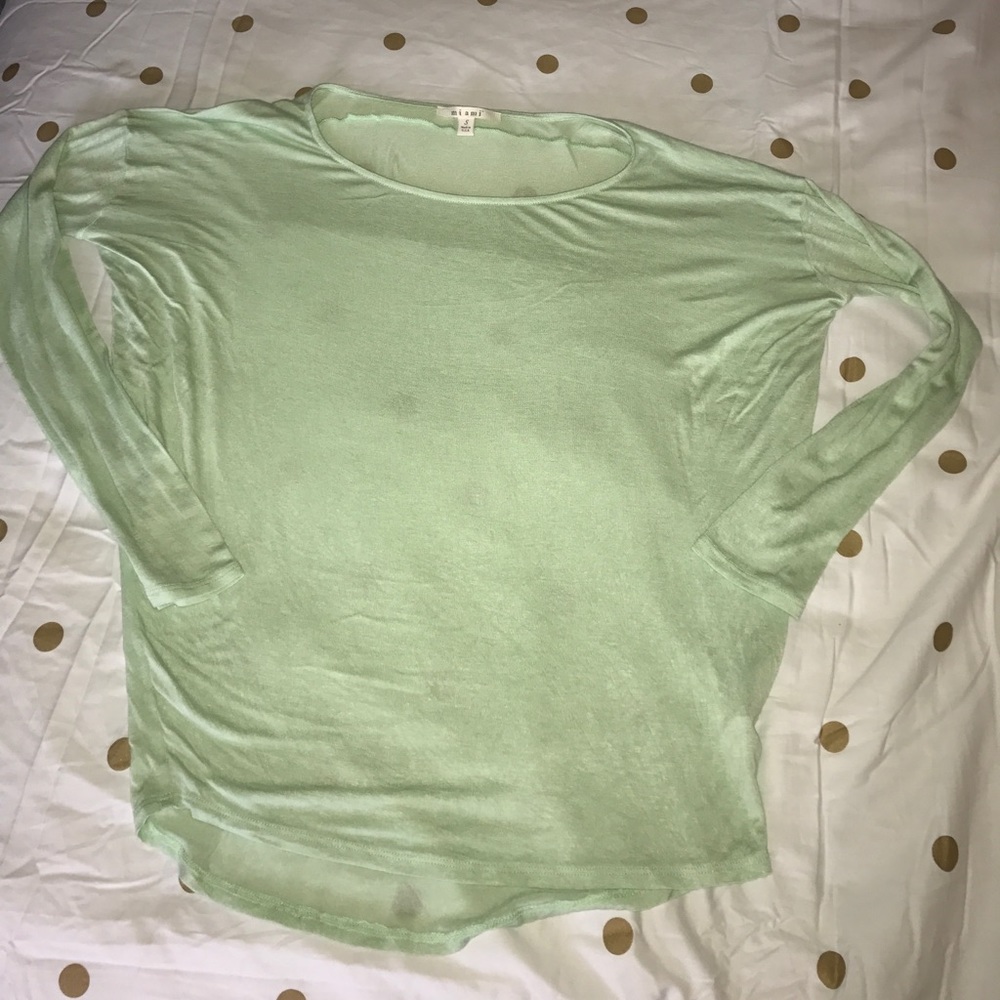 Light green blouse