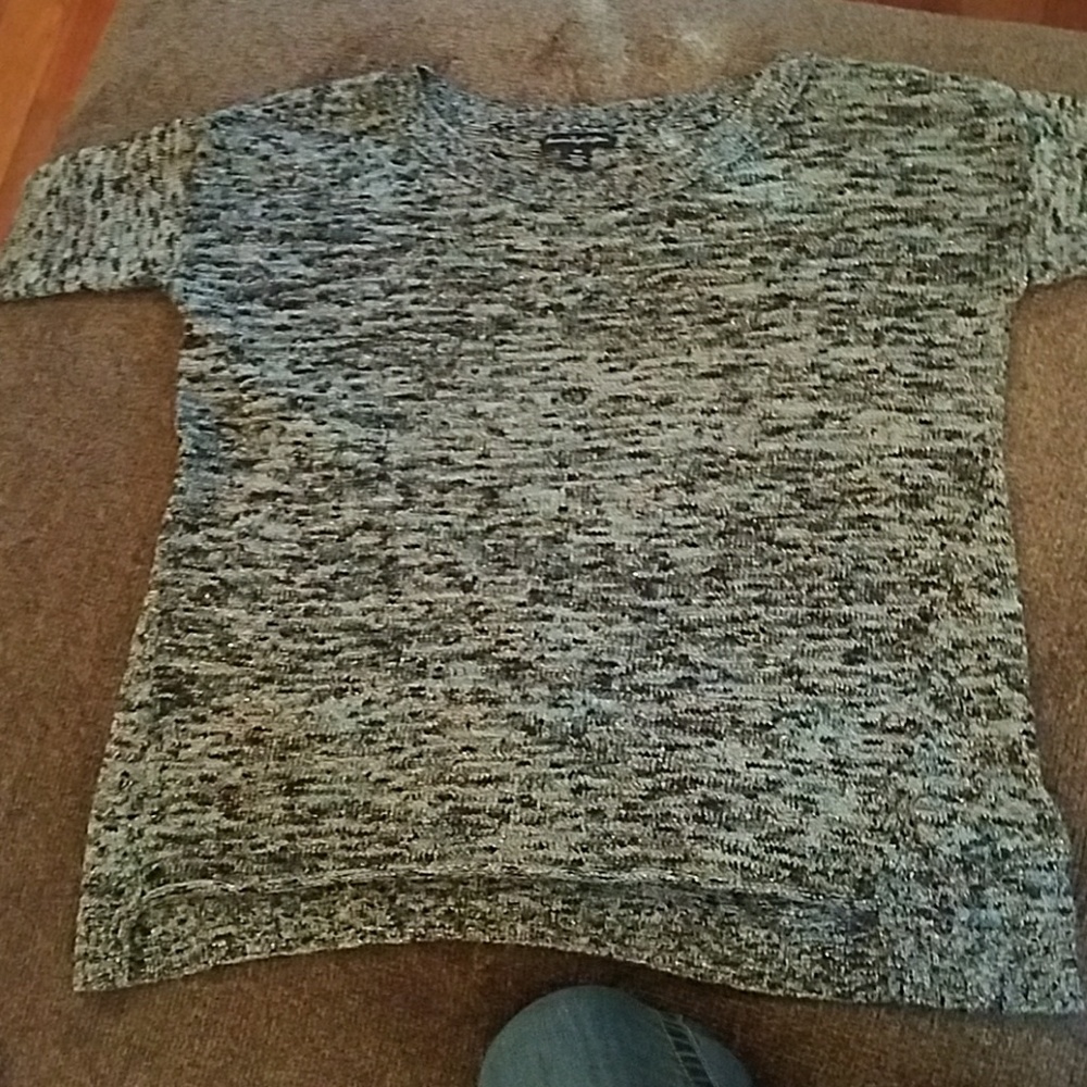 Cute black, blue, and grey sweater