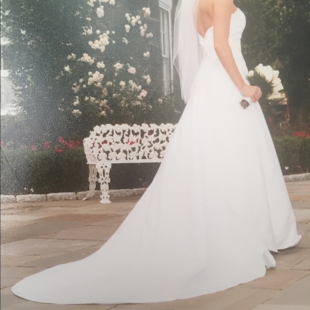 White wedding dress