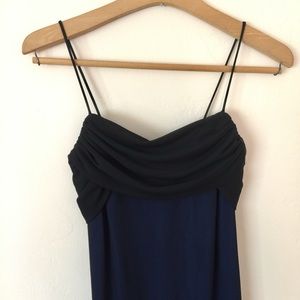 Betsy & Adam midnight blue dress