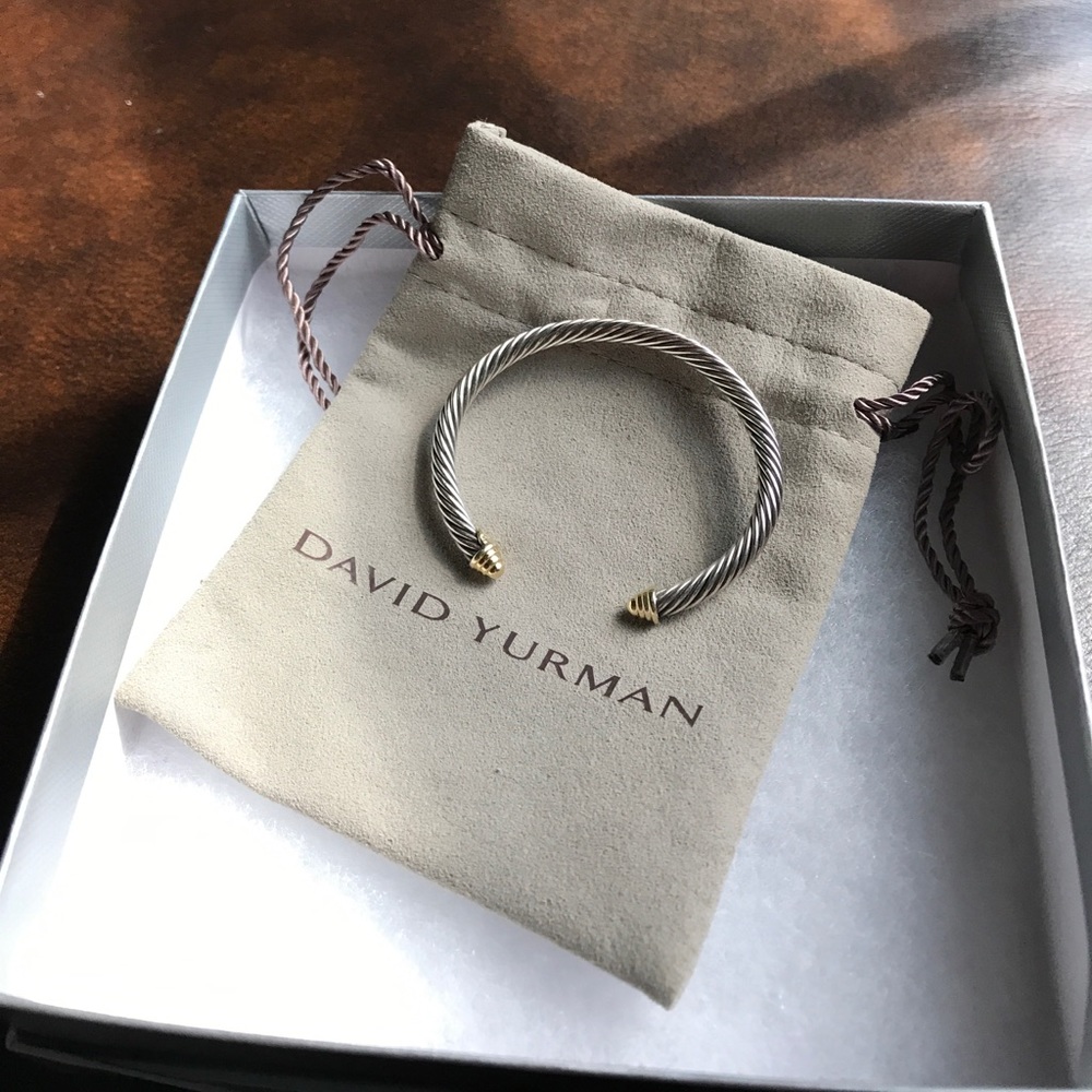 David Yurman Silver and 18K gold bracelet*SOLD***