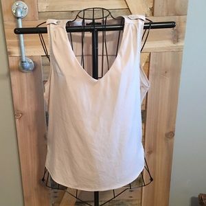 Women's cream tank.