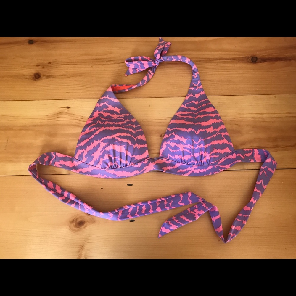 Victoria's Secret Halter Top Zebra