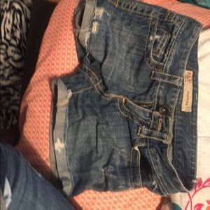 BKE denim shorts