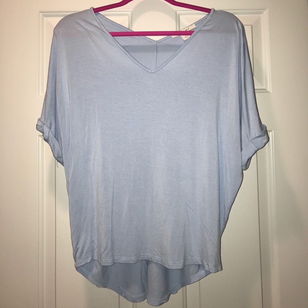 Light blue blouse