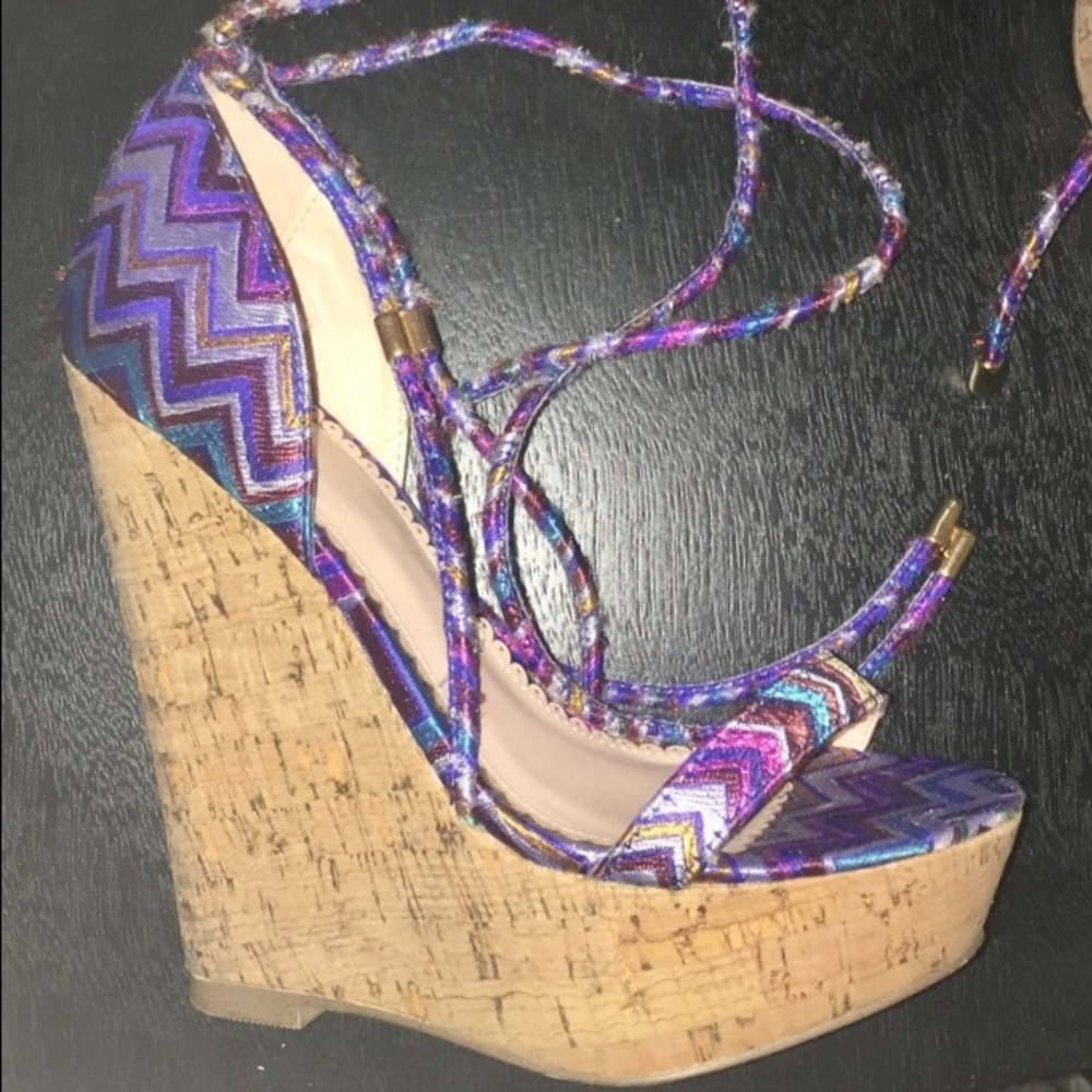 multi colored wedges